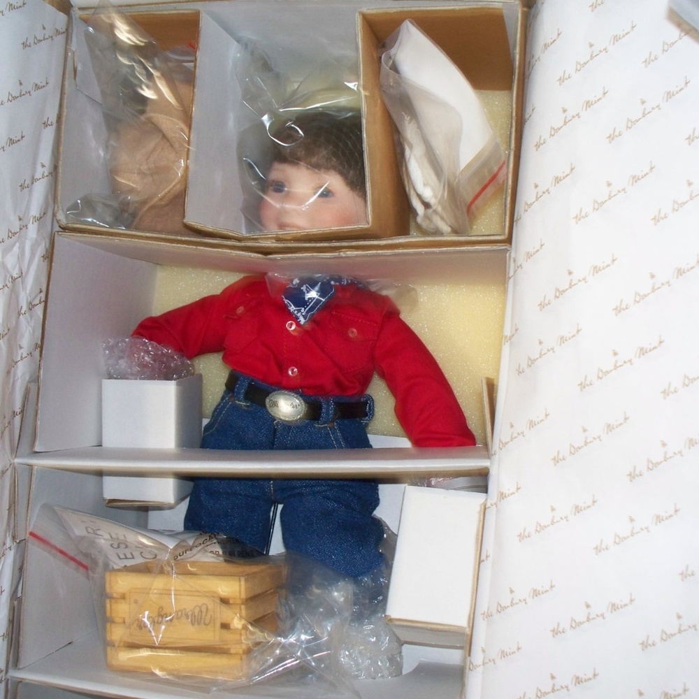 Danbury Mint Doll~Little Wrangler Series~Will~ NIB